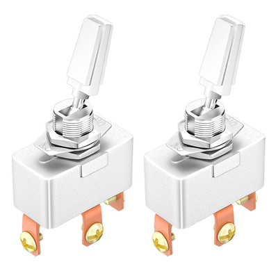Heavy Duty 3 Way Toggle Switch 50A 12V - 2 Pack for Automotive Use