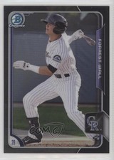 2015 Bowman Chrome Prospects Asia Exclusive Black Refractor Forrest Wall x9h
