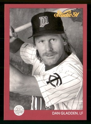 Dan Gladden - 1991 Studio #85 - Minnesota Twins