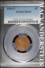 1926-S Lincoln Wheat Cent- NGC XF 45 Semi Key- No Reserve #SLA71