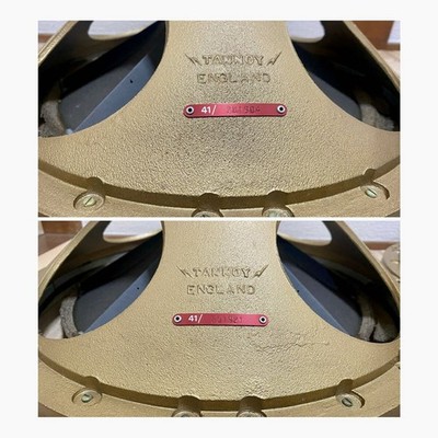 TANNOY HPD/385/8 Dual Concentric Speaker Unit Pair Vintage Audio
