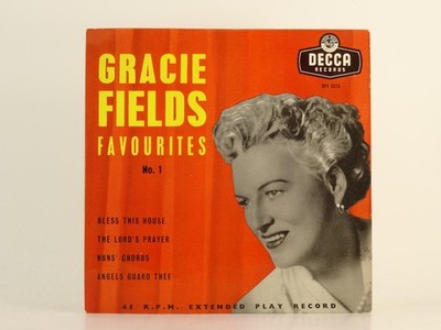 GRACE FIELDS FAVOURITES NO.1 (84) 2 Track 7'' Single including Picture Sleeve DEC
