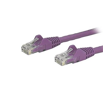 StarTech 9 ft Purple Cat6 Cable with Snagless RJ45 Connectors - Cat6 Ethernet
