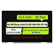 FHD LCD Touch Screen Digitizer Assembly for HP Envy x360 15-ED0056NR 15-ED0047NR