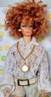 VINTAGE BARBIE MATTEL FASHION QUEEN #871 RARE MOD CURLY MOHAIR WIG DOLL FAB 🌸