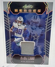 2023 Panini Absolute #AH-26 CeeDee Lamb Absolute Heroes Patch Holo Silver #/25