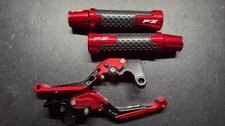 Motorcycle CNC Brake Clutch Levers Handlebar Grip Handle Hand Grips for FZ