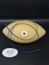 FULL-SIZE Latex Football Bladder + BLUE Tacky Diamond Lace Repair Kit