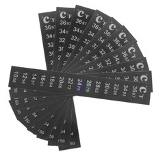 10 Pcs Indoor LCD Temperature Sticker Fish Tank Water Thermometer Gauge