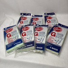 Lot of 7 Pkgs Genuine Hoover Short Bag Type G Vacuum Cleaner Bags 3 Pack