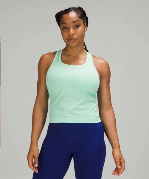 Lululemon Swiftly Tech Racerback Tank 2.0 *Race Length Size 6 Wild Mint
