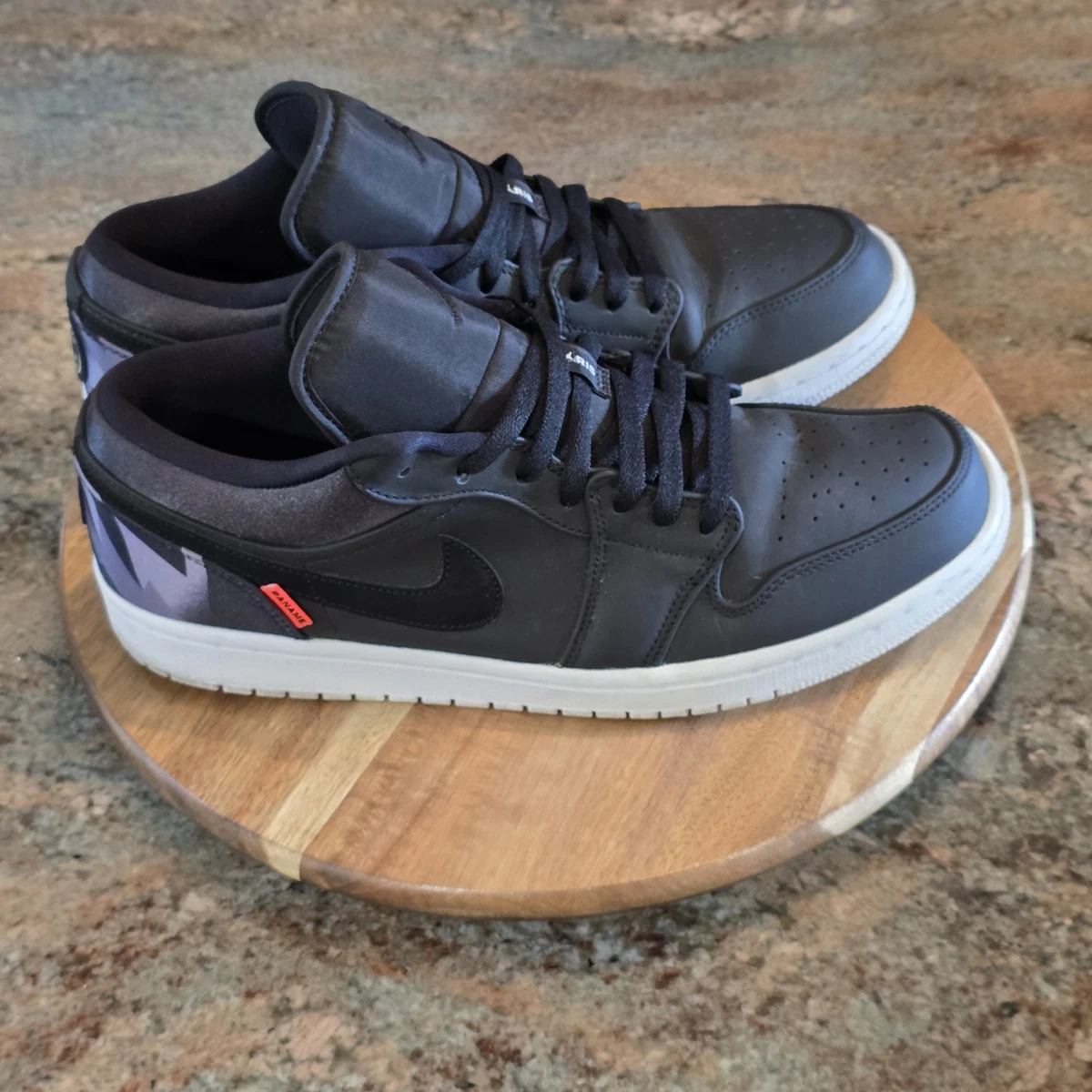 シューズ(男性用) Nike Air Jordan 1 Low PSG Paris Saint-Germain x Air Jordan 1 Low Black for Sale