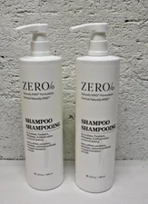 QTY: 2 Zero % by Gilchrist & Soames Shampoo 15 oz Each Bottle