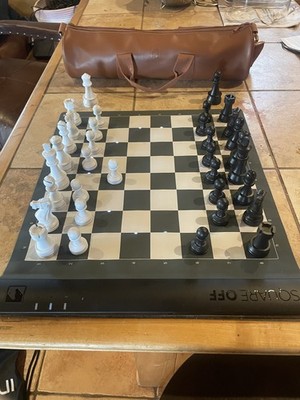 Square Off Pro Rollable Portable Electric Chessboard with Travel Bag