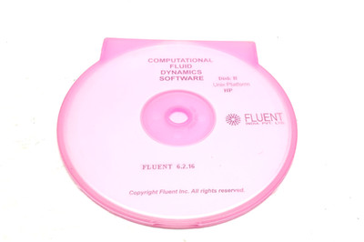 FLUENT 430432LA45492 Computational Fluid Dynamics Software Disk B FLUENT 6.2.16