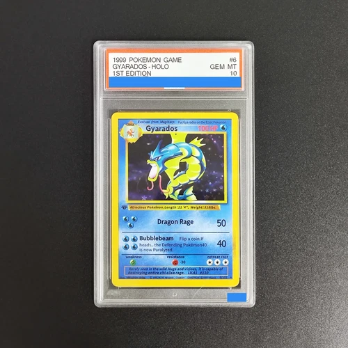 1999 Pokemon Base Set Gyarados Holo 1st Edition #6 PSA 10 Gem Mint WOTC Rare