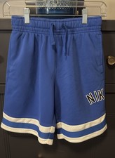 Nike Air Blue Athletic Shorts with White Trim