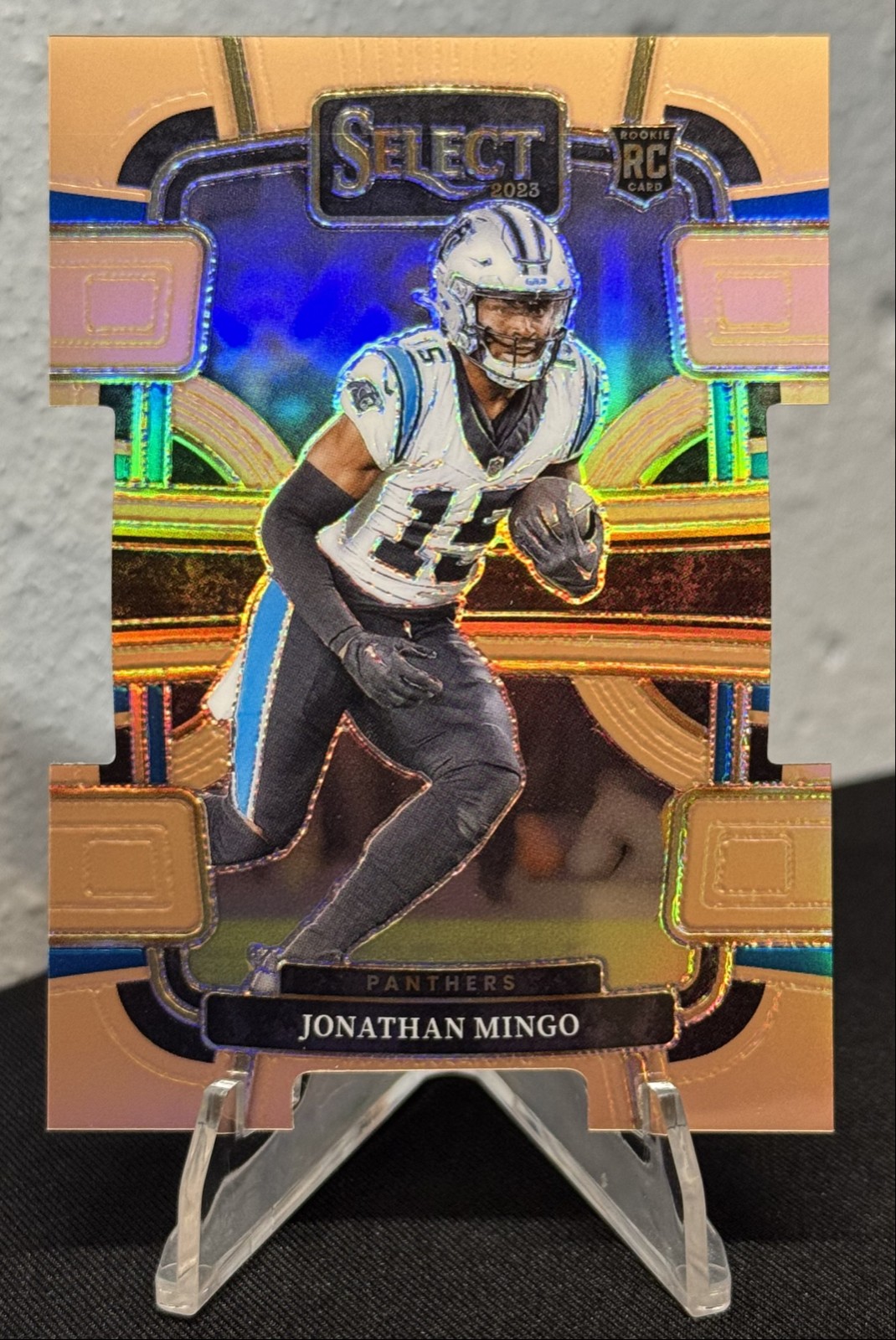 2023 Panini Select - Concourse Jonathan Mingo #16 Copper Prizm Die-Cut /299 (RC)