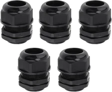 RTNLIT 1-1/4" NPT Cable Gland, Waterproof 1-1/4'' (5-Pack), Black 