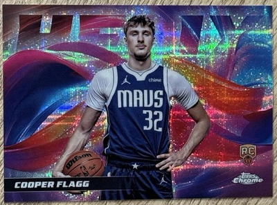 #ad Chaser Pack 2025 26 Topps Chrome Cooper Flagg Helix SSP Case Hit RC #H 11 $200.00