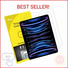 JETech Screen Protector for iPad Pro 12.9-Inch 2022/2021/2020/2018 (6th/5th/4th/