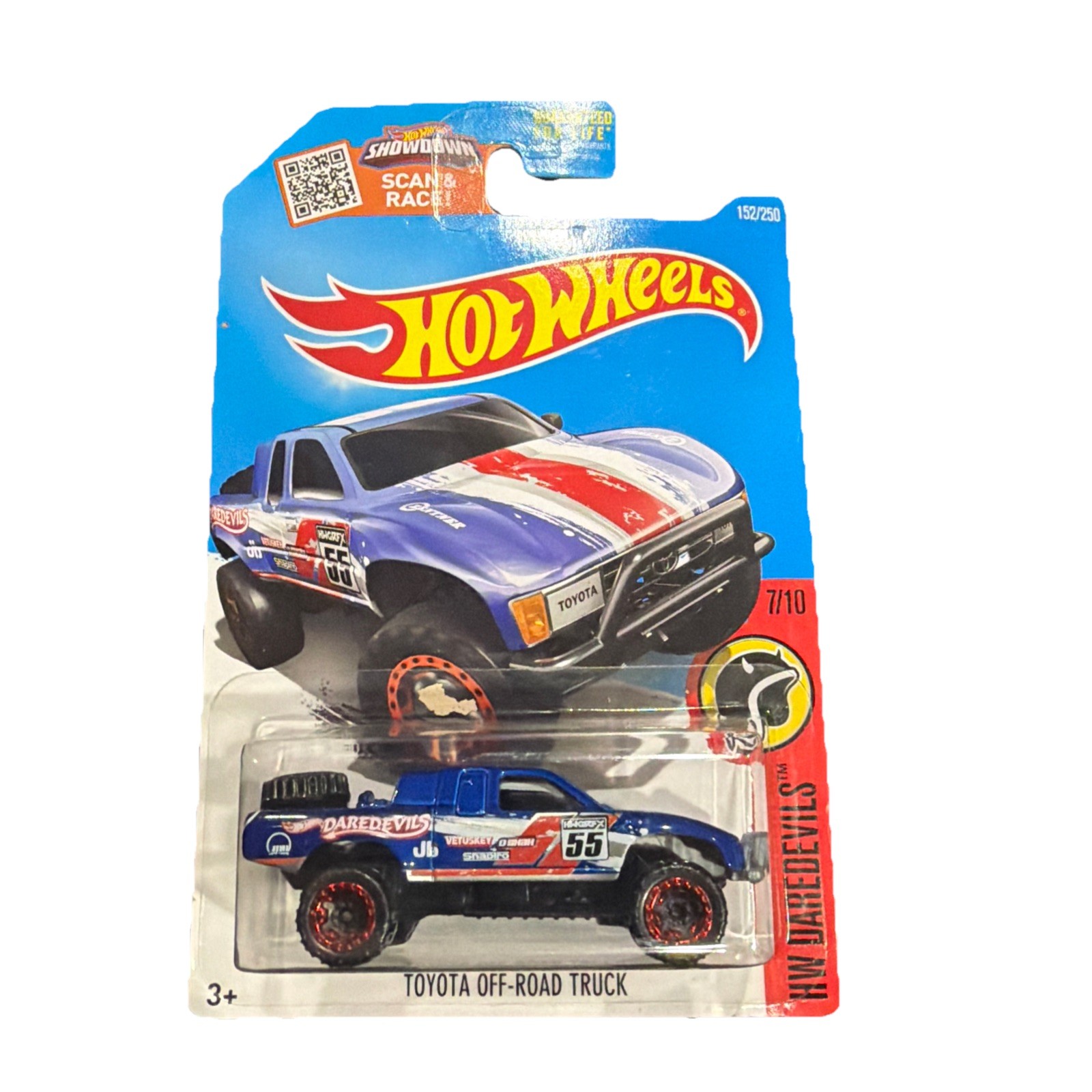 Hot Wheels 2015 HW Daredevils Toyota Off Road Truck Free Shipping