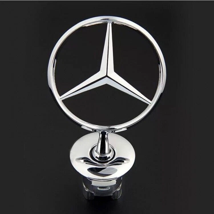 44MM Fit For Mercedes Benz Most Models Badge Front Hood Star Emblem Stand NEW Foto 2 de 4