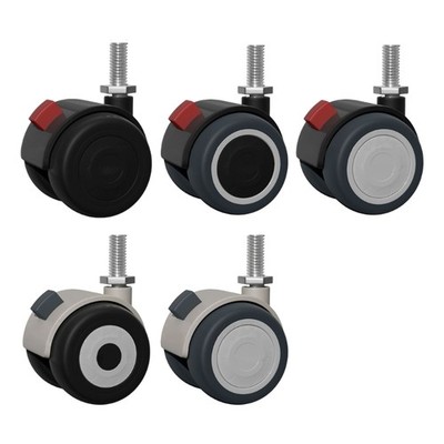 Office Chair Casters Smooth & Quiet Rollers Simple Installs for Multifunction