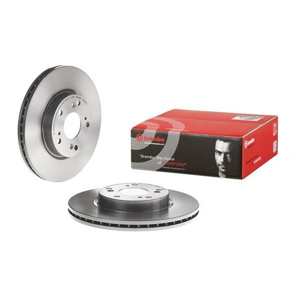 2X Brembo Bremsscheiben 282Mm InnenbelÜFtet Vorne Passend FÜR Honda Civic FR-V-image
