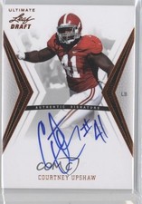 2012 Ultimate Leaf Draft Courtney Upshaw #CU1 Auto 0s3