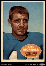 1960 Topps #41 Earl Morrall Lions Michigan St 5 - EX