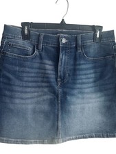 Calvin Klein Jeans Indigo Faded Denim Mini Skirt Size 10/30