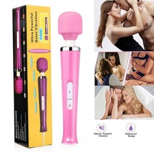 Handheld Massager Wand Vibrating Massage Magic Full Body Therapy Motor 10 Speed