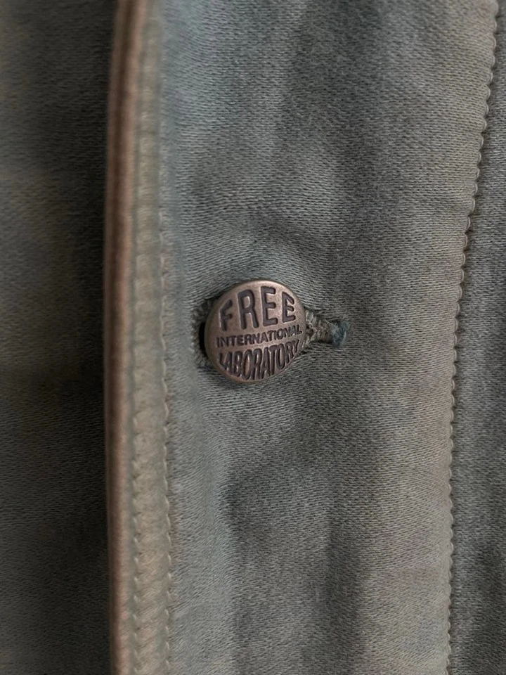 visvim Jacket Tailored Cotton Blue Solid Spring Autumn Winter Size S Vintage - Image 3 of 4