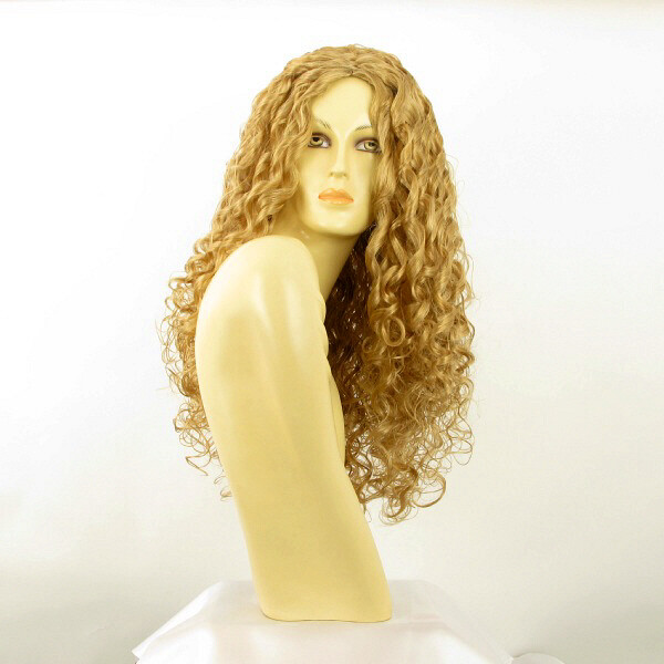 Perruque longue bouclée blonde dorée volumineuse modèle EVA 24B