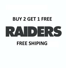 RAIDERS Vinyl Die Cut Car Decal - FREE SHIPPING