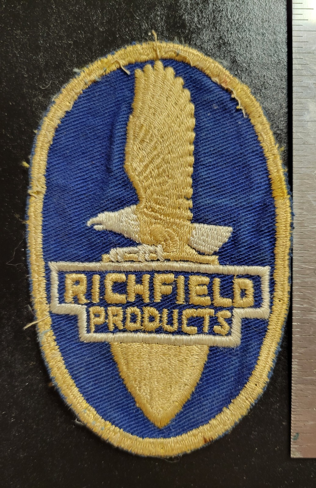 Original Vintage Richfield embroidered patch eBay