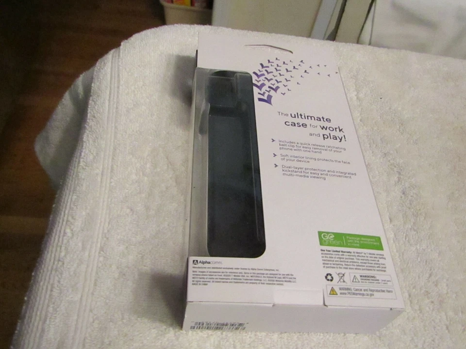 T Mobile Metro Moto G Stylus SWIVEL Dual Layer Protective Kickstand & Holster - Image 2 of 2