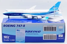 SQ Wings 1:200 Boeing B747-8 'House Color' Diecast Aircraft Jet Model Flaps Down