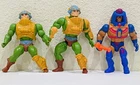 Vintage 1981 1982 (2) Man At Arms & E Face Toy Action Figure Lot MOTU