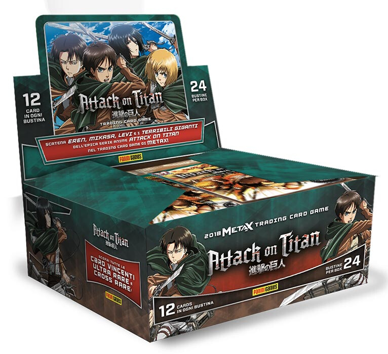 Attack on Titan Card Box 1 Bustina ( il prezzo si intende per singola bustina )