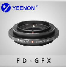 YEENON Canon FD lens to Fujifilm GFX 50S-MOUNT body FD - GFX 50S Adapter