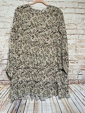 Urban Outfitters Rachele Tiered Babydoll Dress Floral Prairiecore Small (G)