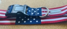 DOG COLLAR - PATRIOTIC - USA - LARGE - NEW