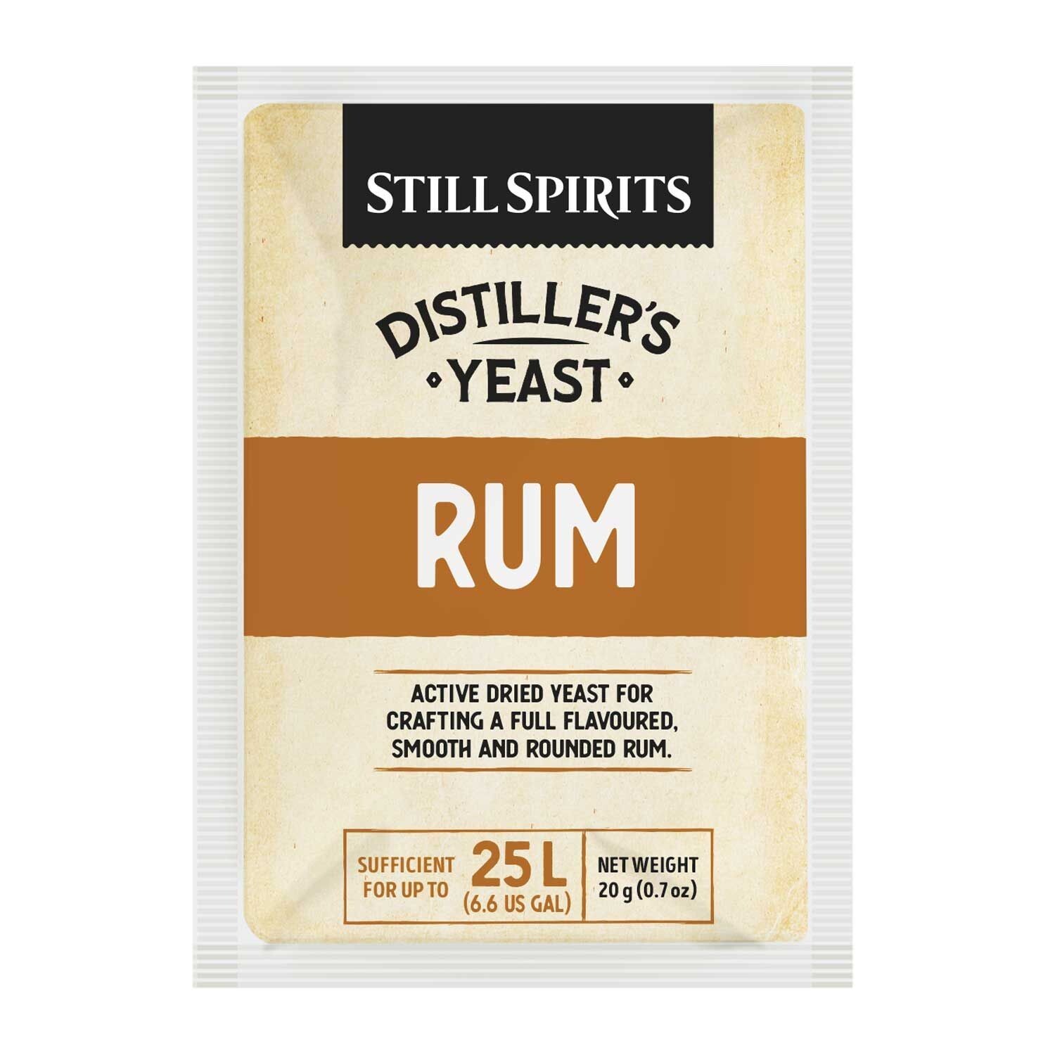 Still Spirits Yeast Distillers Rum 20g Liqueur Home Brew Craft Distilling