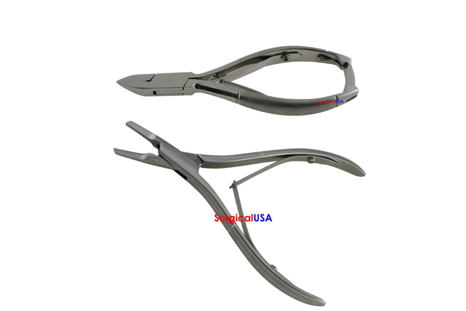 Foot Nail Podiatry Kit of Ingrown Toenail Nippers & English Anvil