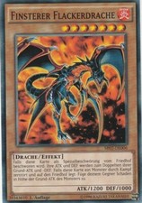 Yugioh Finsterer Flackerdrache SR02-DE006 1 Auflage