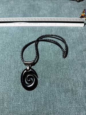 Vintage RLM Studio Leather Necklace With Pendant 16 
