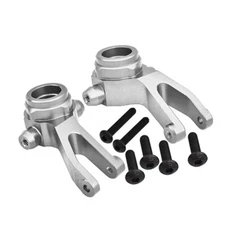 GPM Alum 7075 Alloy Front Steering Block Knuckle Arms Silver for Granite/Senton