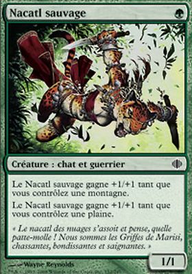 *MRM* FR/VF 4x Nacatl Sauvage - Wild Nacatl MTG Shard